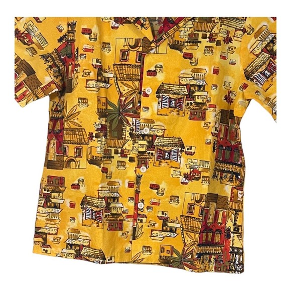 KNOTT'S Berry Farm Vintage Theme Park Attractions Ghost Town Button Up Shirt - Picture 10 of 13